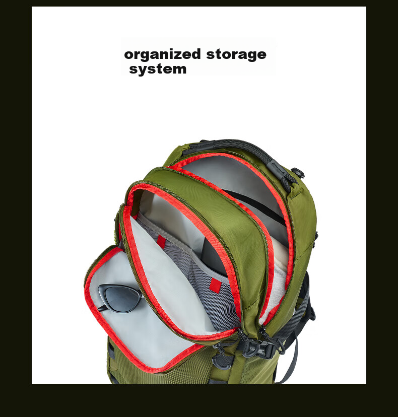 Weigo Waterproof Large Capacity Lightweight Backpack for Travel, Hiking, Outdoor, Commuting, Unisex 14