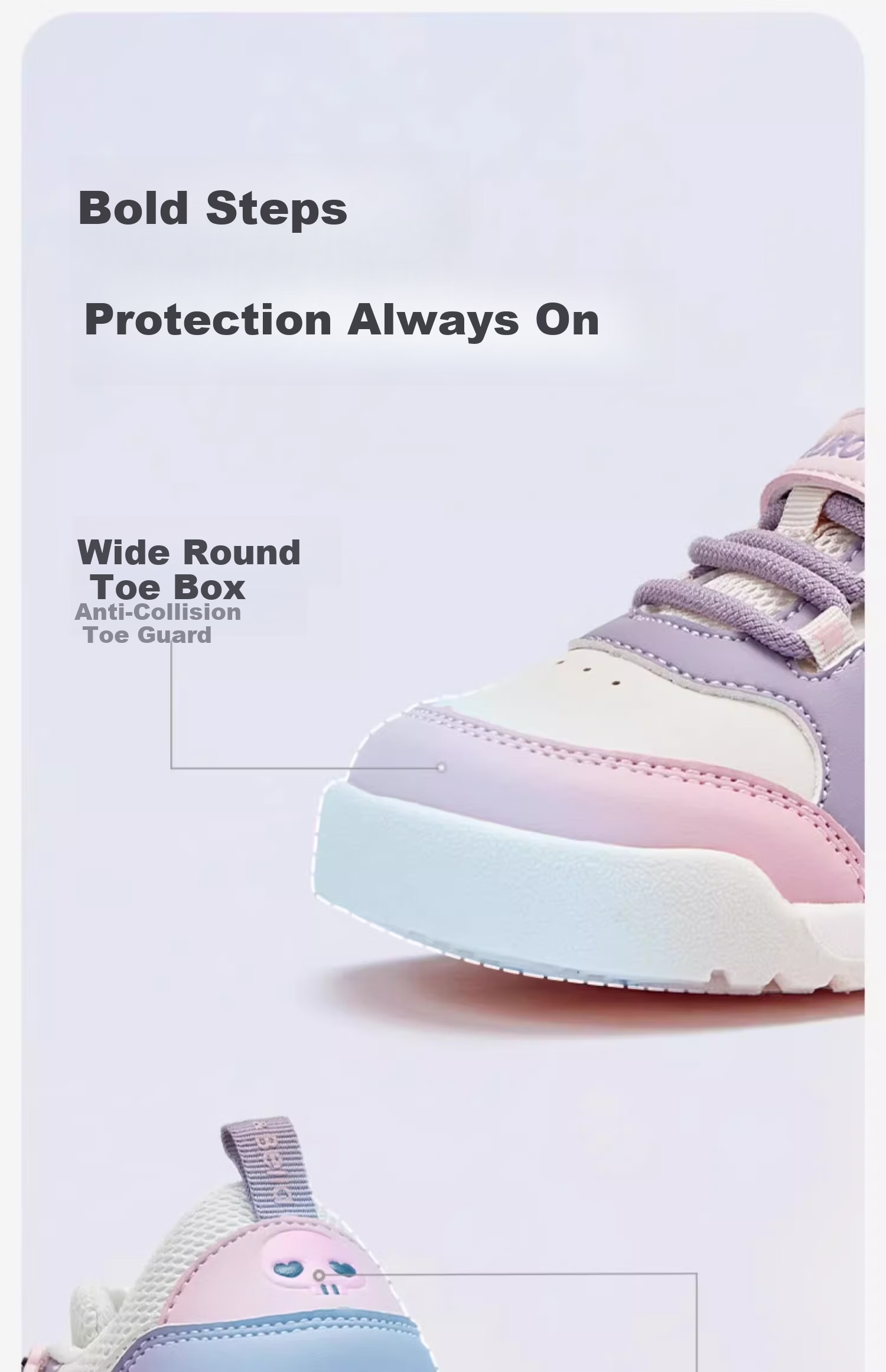 DAVE & BELLA Kuromi Collaboration Kids Sports Shoes Toddler Spring Sneakers Girls Casual Shoes Big Kids Sneakers 4