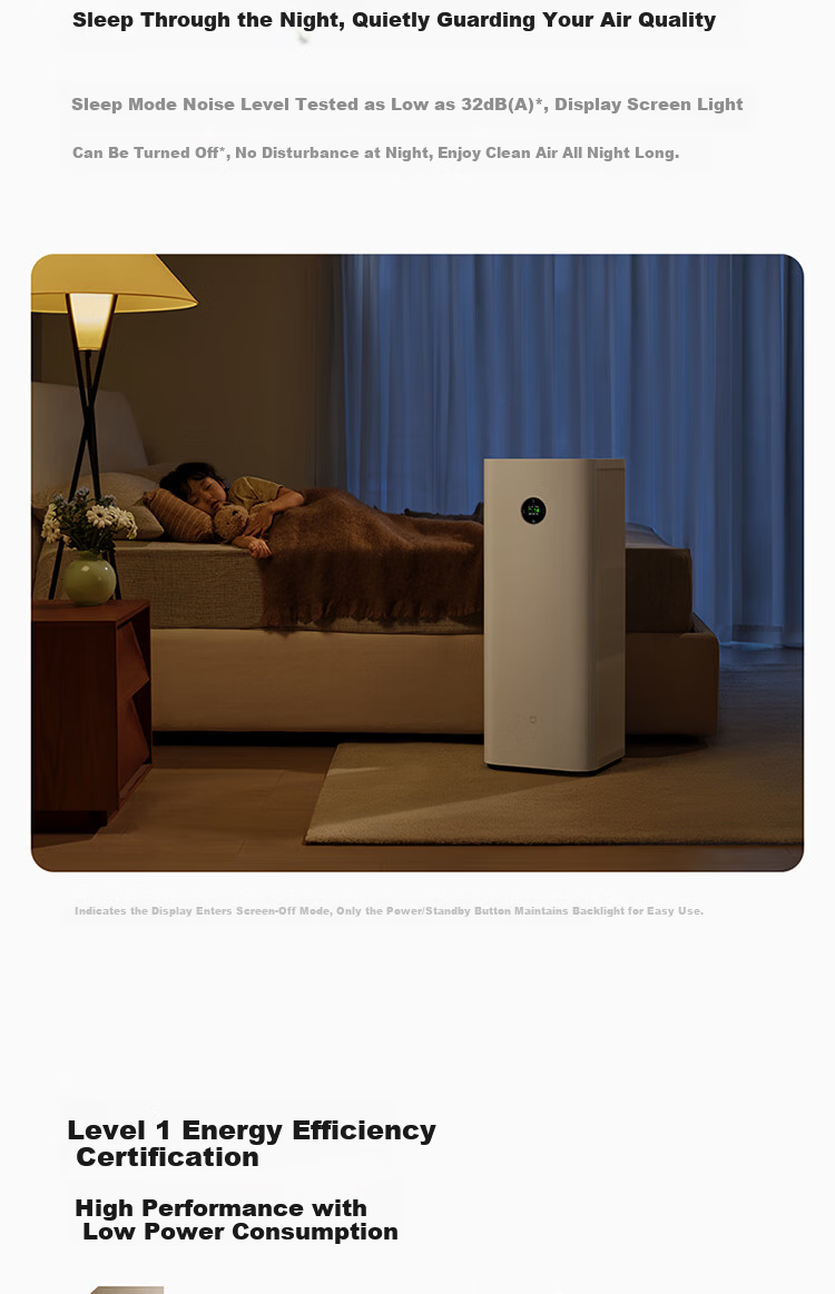 Mijia Xiaomi Air Purifier 5 Pro, Home Use, Removes Formaldehyde, Bacteria, And Allergens 22