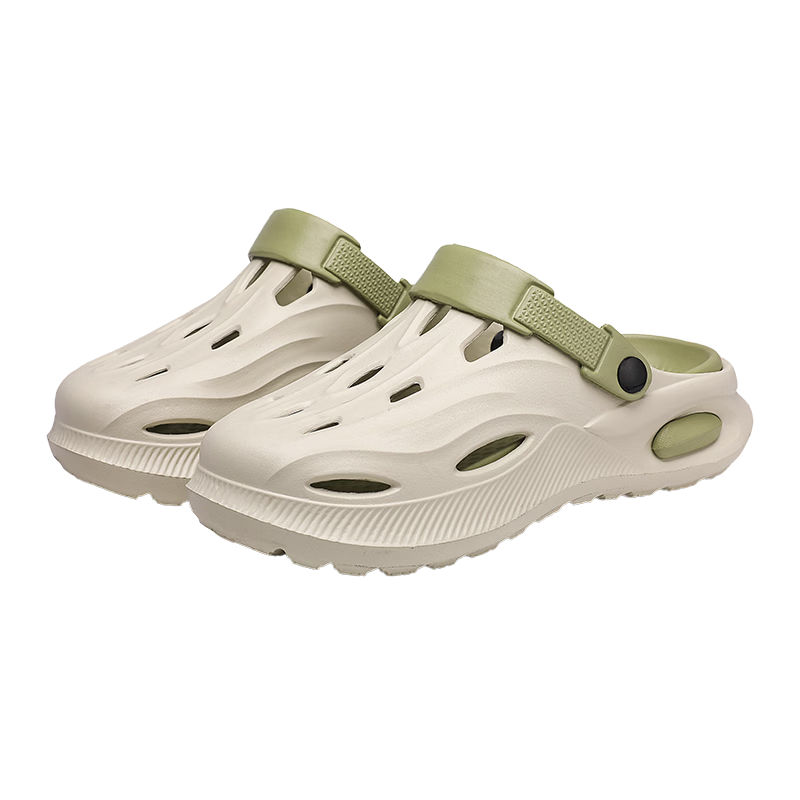 Californian Bull Men's Premium Spring Summer Breathable Outdoor Beach Sports Green Clog Sandals Size 40-41