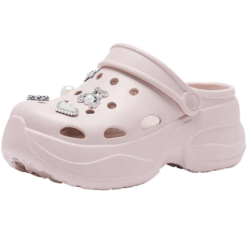 Hotwind Women's Thick Sole Clog Sandals 2026 Summer New Outdoor Open Toe Slippers Casual Beach Sandals