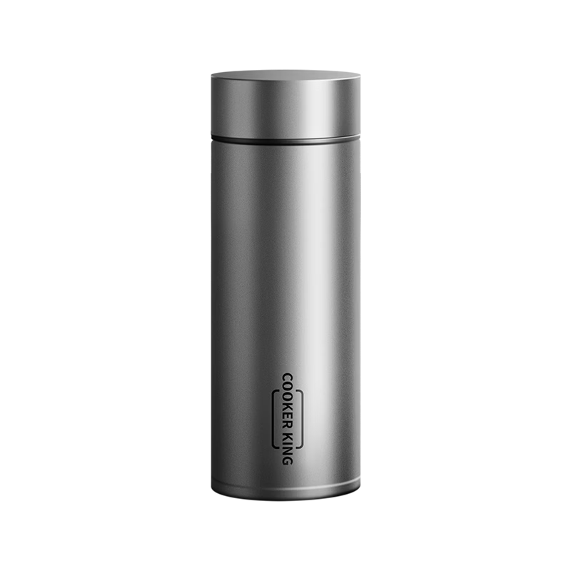 Chuida Huang Pure Titanium Insulated Business Titanium Cup Tea Separation Titanium Cup Gift Water Bottle Deep Space Gray 350ml