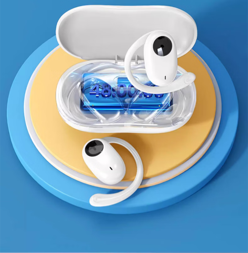 GREATWALL Bluetooth Headphones, Bone Conduction Concept, Over-Ear Style, True Wireless, Not In-Ear, Open-Style, for Sports, Running, Calls, Noise Reduction, Long Battery Life, Suitable for Huawei 17