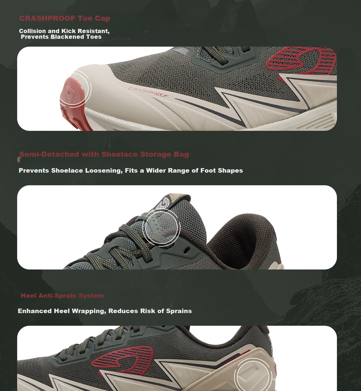 Huwaitegong Outdoor Long-Distance Trail Running Shoes for Men And Women, Jingzhe 3 TR-FLY3.0, Not Huang, Size 41 15