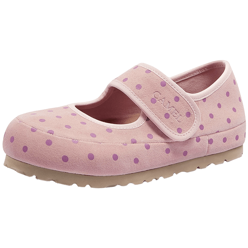 CAMEL Soft Bag 2nd Generation Doll Birkenstock Thin Sole Mary Jane Shoes L26S700191A Polka Dot Pink (Full Coverage) Size 38