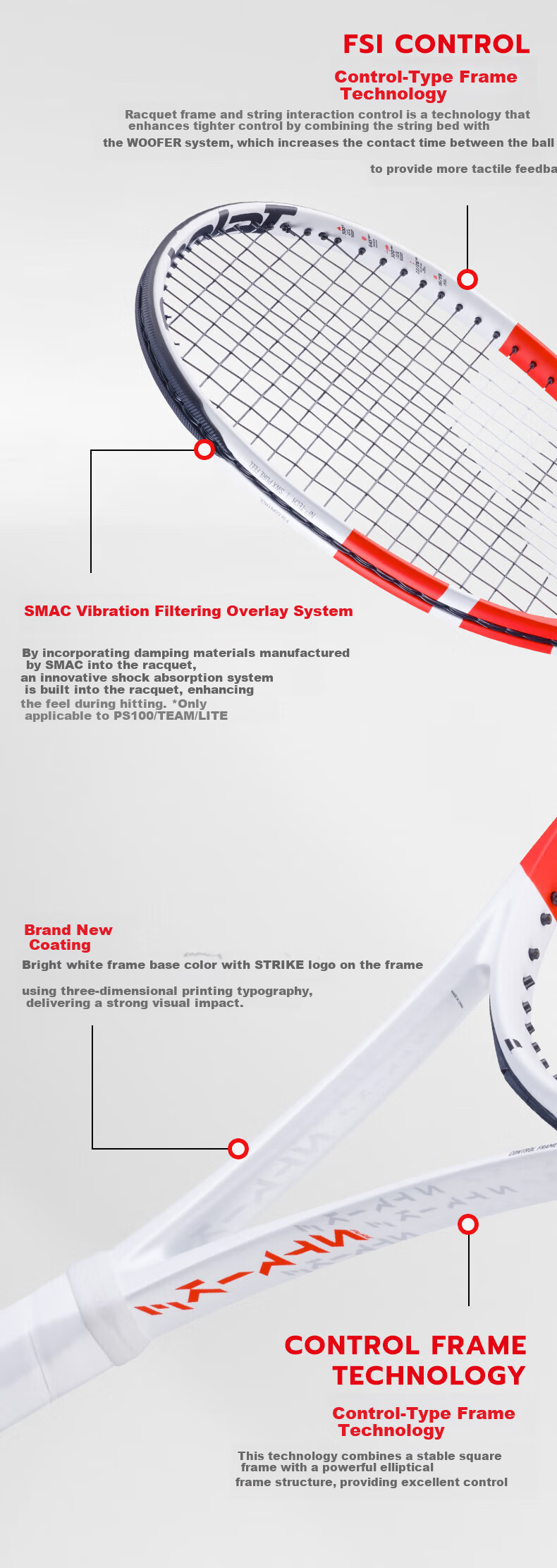 Babolat Pure Strike Full Carbon Professional PS Tennis Racket Tim Nori Edition [Pre-Strung] 5