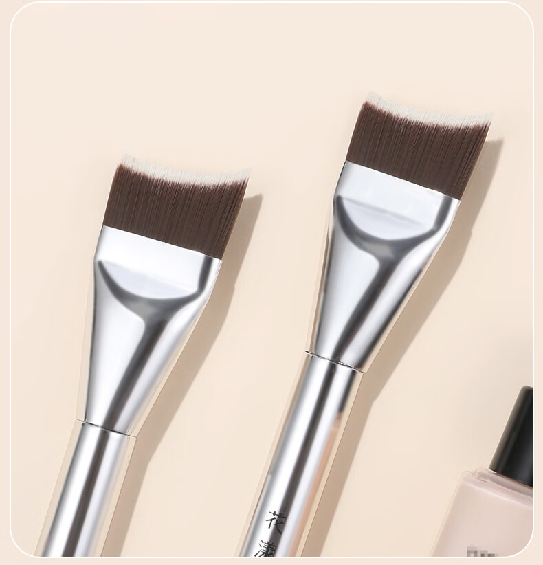 Huayang Green Cloud Mermaid Foundation Brush - 1 Piece, Non-Powder Absorbing, Streak-Free Makeup Brush, Cangzhou Cosmetic Brush 18