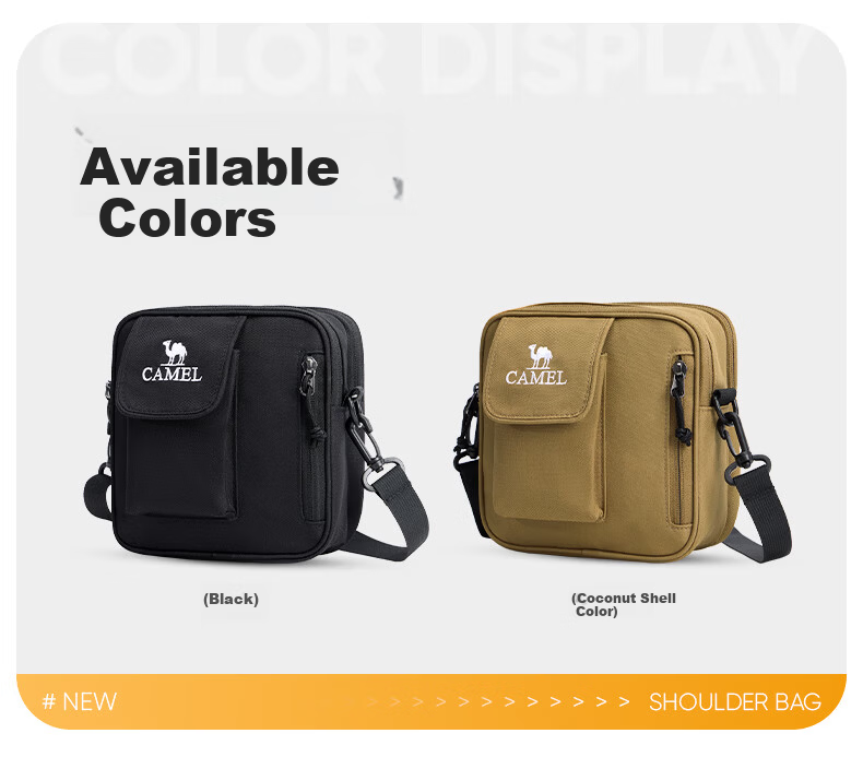 CAMEL Portable Single Shoulder Bag Sports Crossbody Gym Outdoor Small Casual Cycling Backpack 575B686019A 11