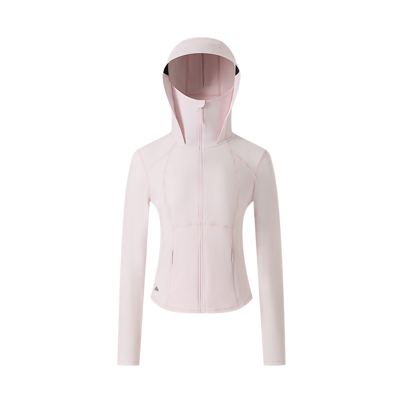 Meilicheng Ice Shield Slim Waist Sun Protection Top Jacket for Women, Pink And White [Recommend Ordering One Size Up], XS