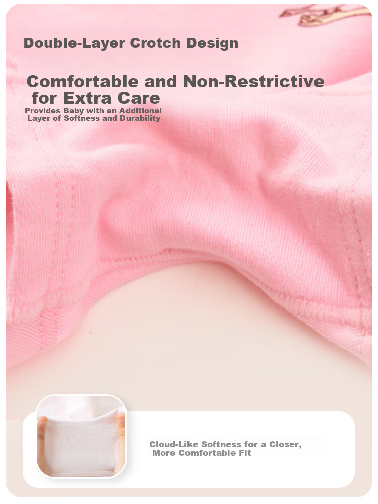 9i9 Kids Girls Boxer Briefs Children's Four-Point Shorts Baby Cotton A-Class F7 Cat Pattern 5-Pack L 4