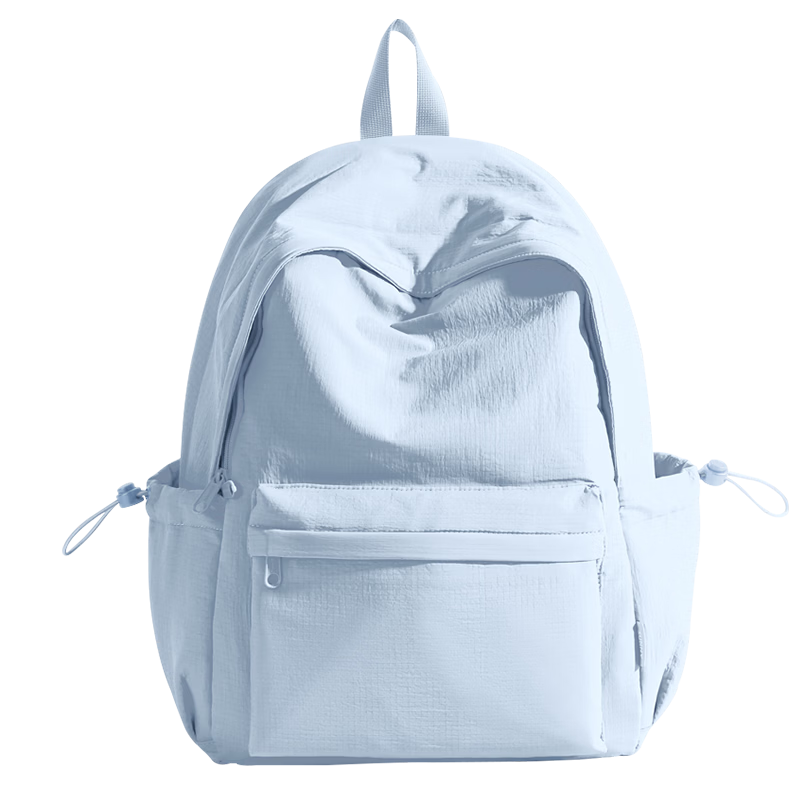 COW Women's Backpack Casual Lightweight Travel Bag High-Quality Laptop Bag Sky Blue for Middle School, High School, and College Students