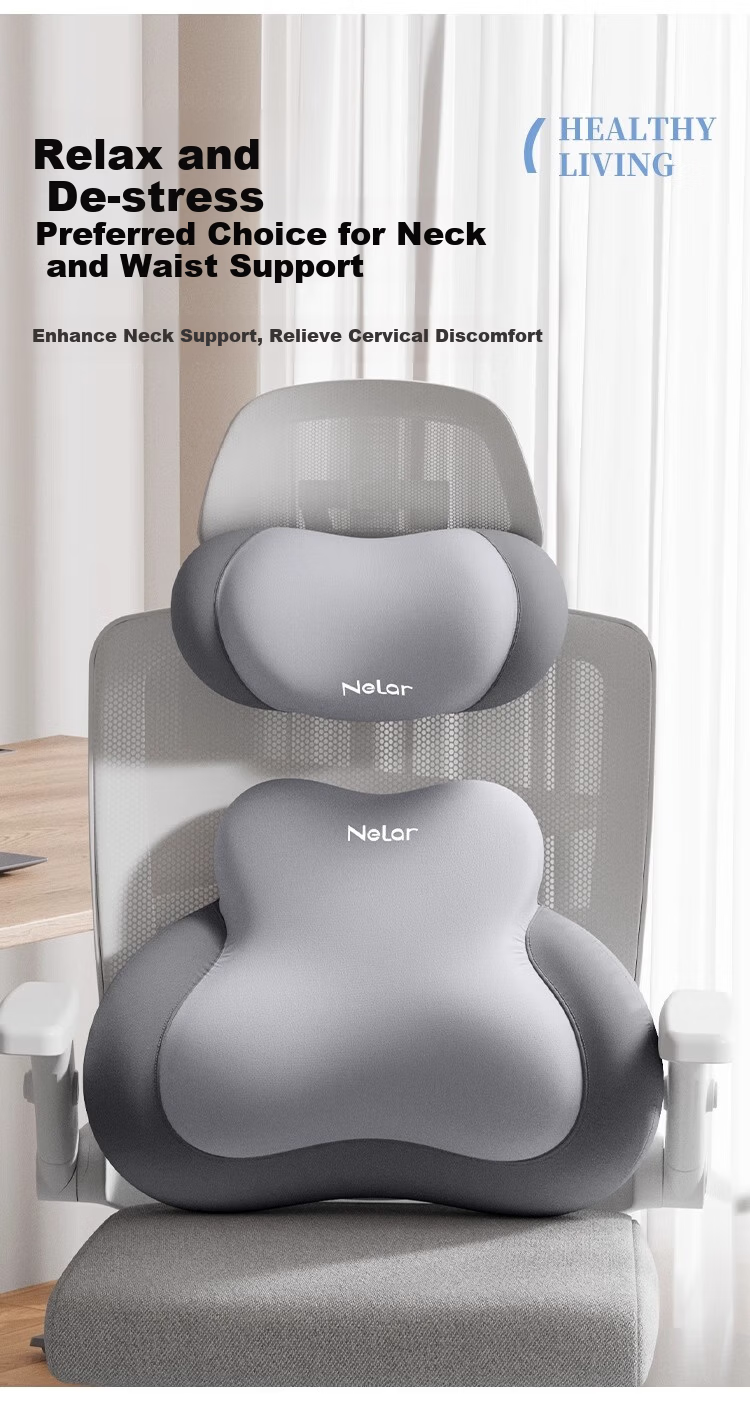 Nila Office Lumbar Support Cushion for Desk Chair, Ergonomic Backrest Pad for Long Sitting and Napping 7