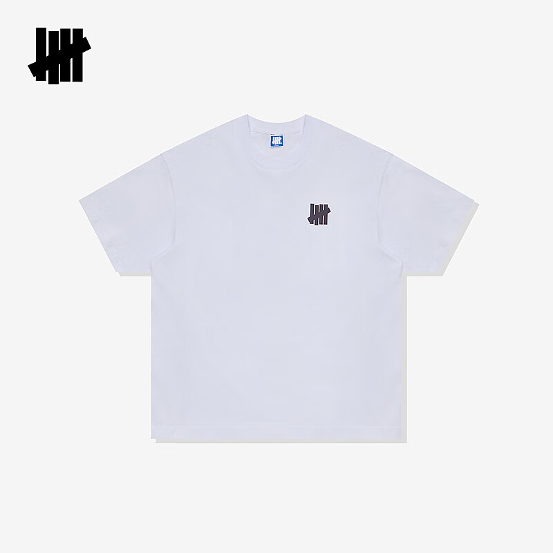 UNDEFEATED Five Stripes Official Autumn New Classic LOCK UP Short Tee White S