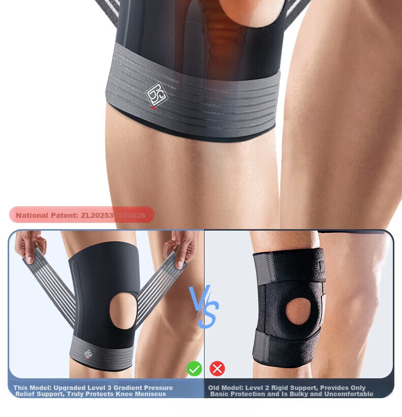 Bestray Meniscus Knee Brace Injury Knee Joint Protection Medical Basketball Grade Sports Professional Protective for Men and Women 18