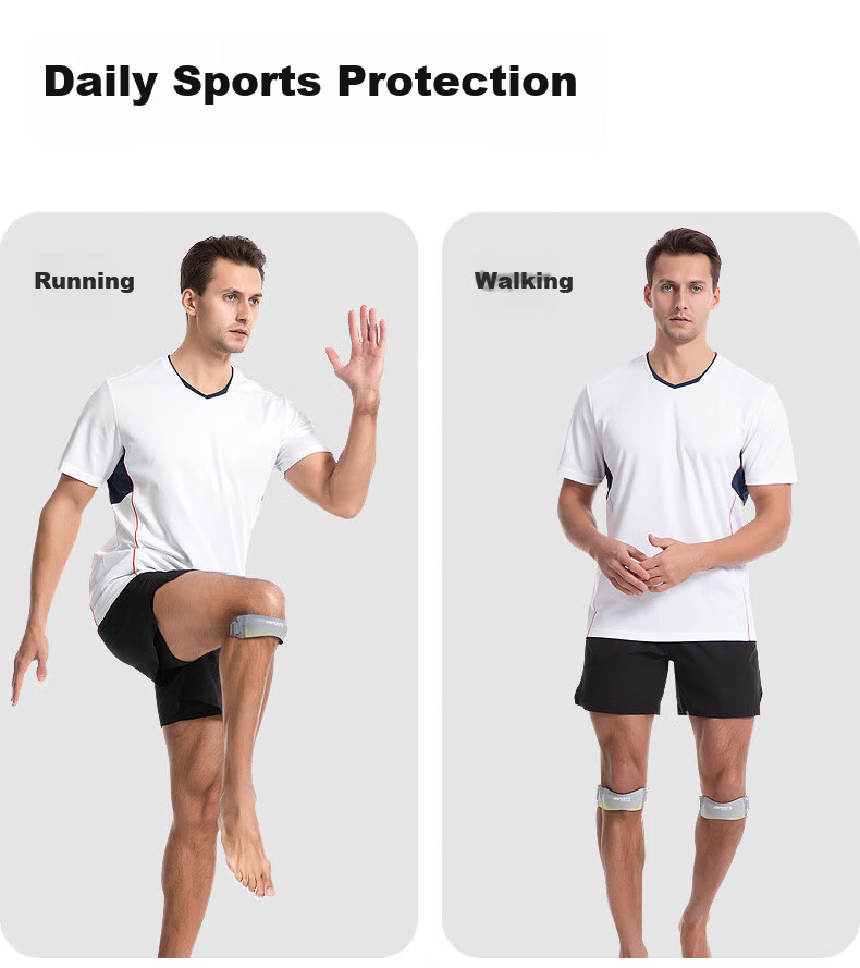VICTORIATOURIST Sports Patella Strap Unisex Fitness Knee Brace for Joint Injury Professional Basketball Badminton Marathon Running 9