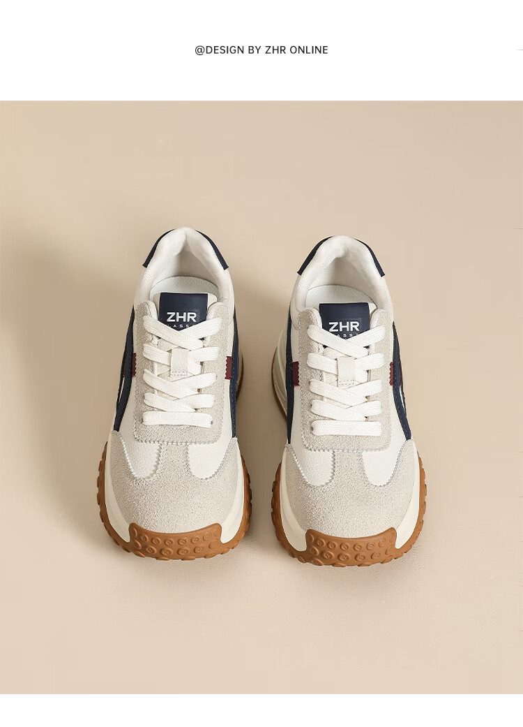 ZHR ZEZ Thick Sole 7cm Height Increasing Dad Sneakers Women 2026 New Versatile Sports Shoes KS262 Light Blue Size 38 16