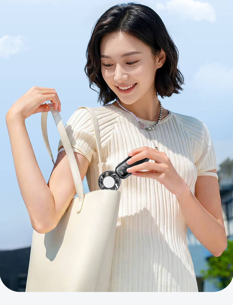 Suying Semiconductor Cooling Handheld Mini Fan USB Rechargeable Silent Portable Dorm Office Bedside Long Battery Life New Model 12