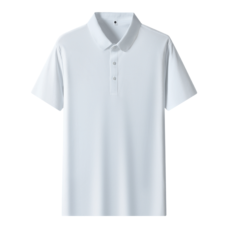 TUCANO Women's Short Sleeve Ice Silk Solid Breathable Polo Shirt Quick-Dry Sun Protection Light Wild Green 4XL