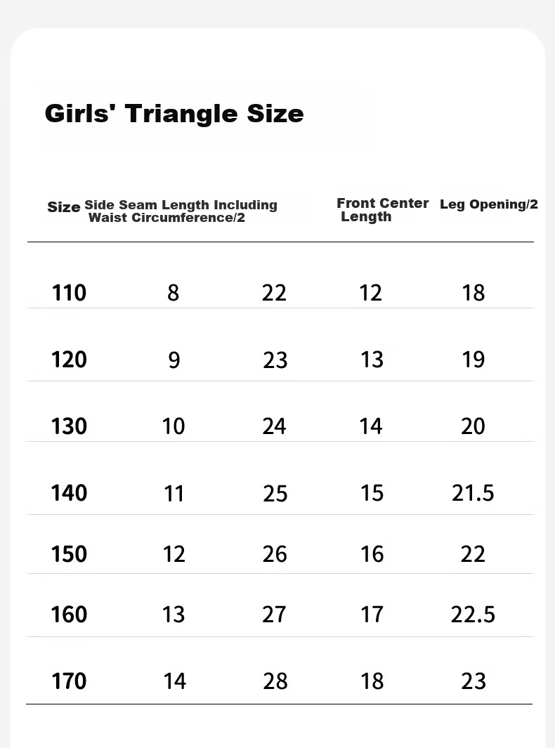 Dingguagua Girls' Triangle Underwear Short Pants Full Cotton Antibacterial Class A Breathable Children's Underwear Little Cute Rabbit 140 10