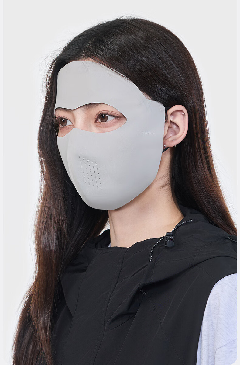 MISSION UV Ice Silk Sun Protection Face Mask Bikini for Women Summer UV Protection Breathable Full Face Sunshade Mask for Driving and Cycling 10