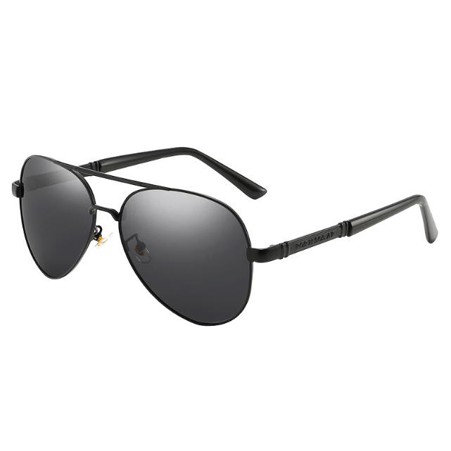 Siwangongli Aviator Sunglasses for Men, Driving And Fishing Specialized Glasses, Photochromic Cool Toad Polarized Night Vision Driving Sunglasses