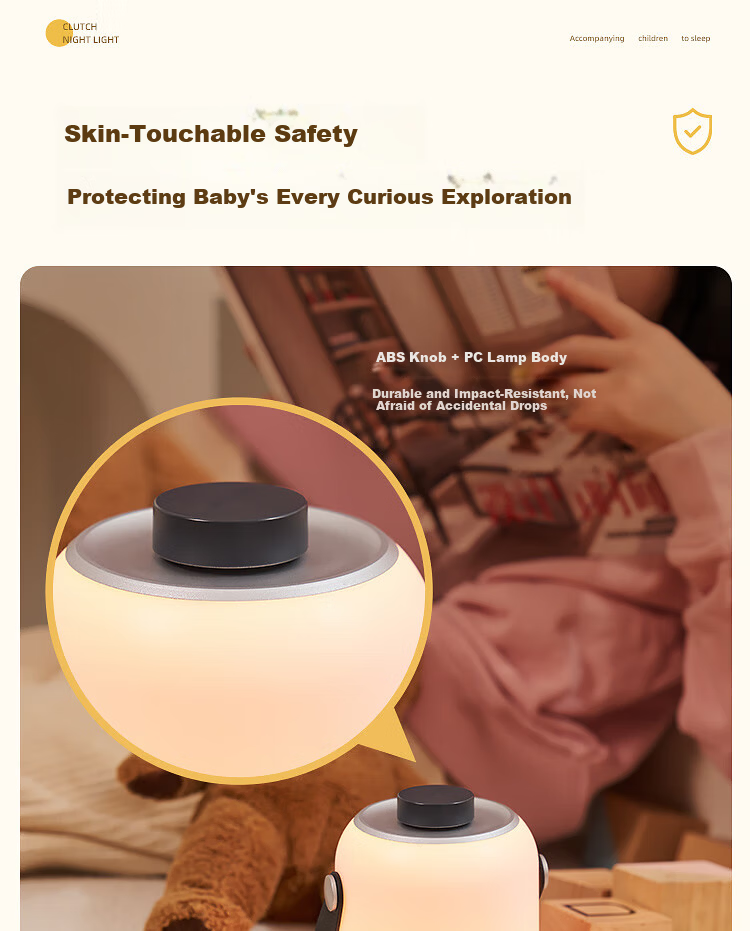 Paulmann P German Paulmann Eye Protection Night Light Rechargeable 3000K Bedroom Nursing Baby Portable Camping Handheld Bedside Lamp 12