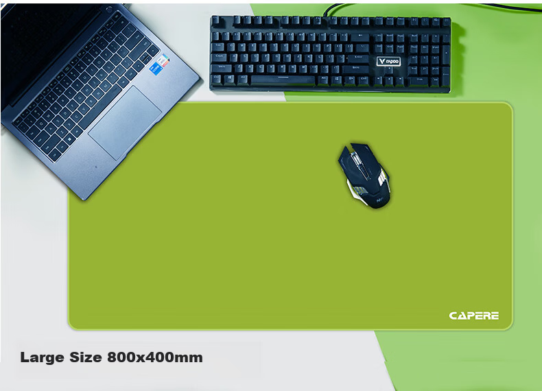 CAPERE Class 99 Gaming Mouse Pad Waterproof Neutral Control Mat Valorant CSGO Delta "Enlightenment" Black 490x420mm Rubber Base 6
