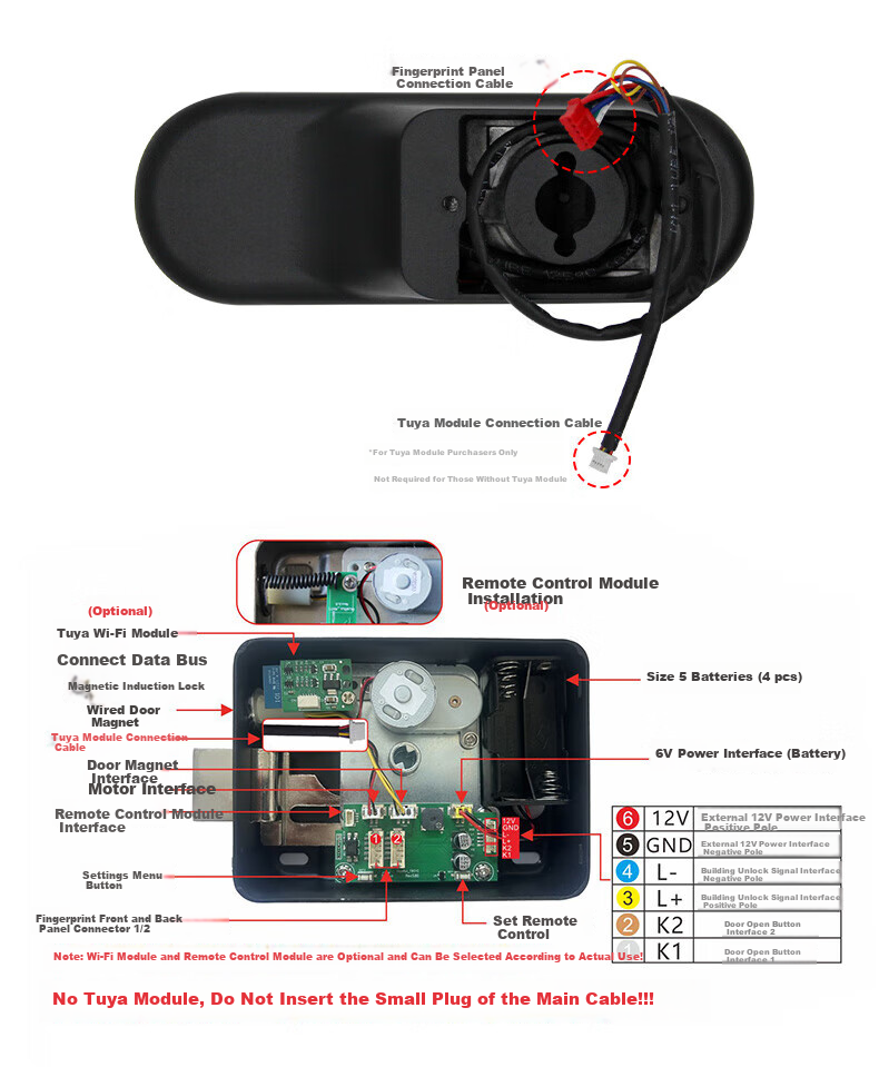 GS GSON Vintage Door Smart Lock Bull Head Lock Anti-theft Door Fingerprint Lock Rental House Rural Large Iron Door Access Control Integrated Password Lock 14