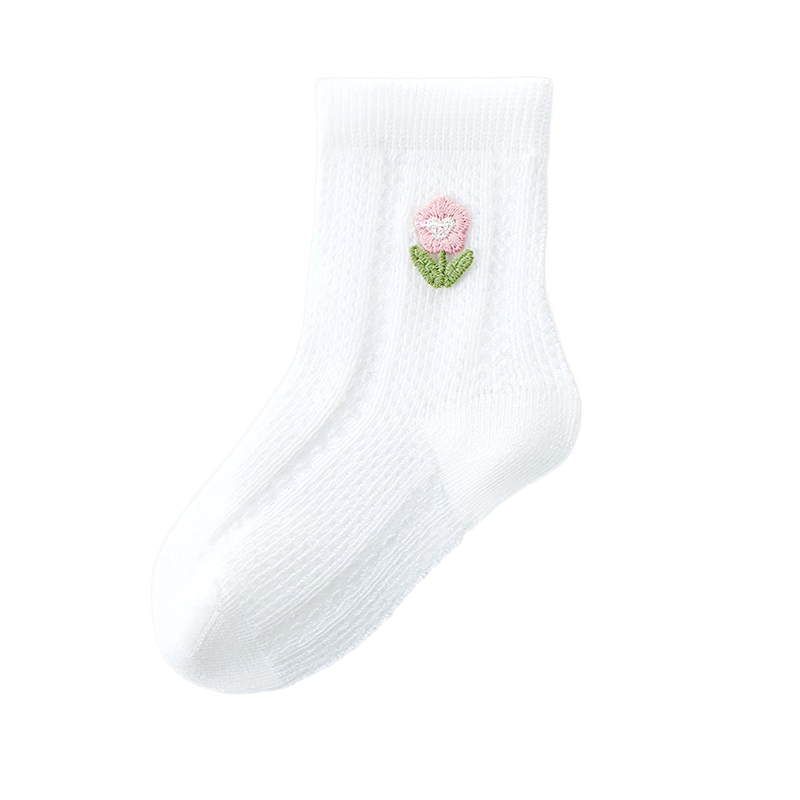 Betis Baby Socks Summer Thin Breathable Mesh Princess Socks Mid-calf Socks for Babies Children's Socks Girls Class A Socks