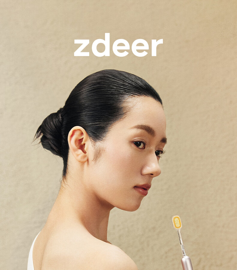 Zuodian Luxury Art Toothbrush with Replaceable Brush Heads, Wide Head Soft Bristles Gum Protection Original Brush Heads *3 3