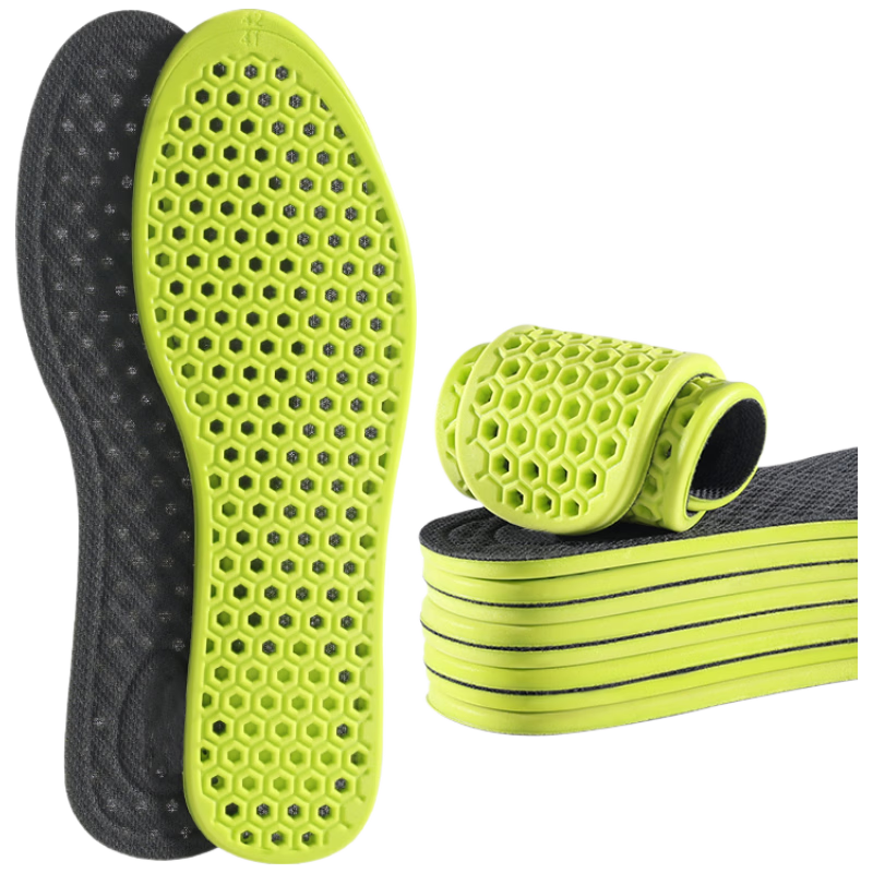 3515 Men's Sports Insoles Sweat-Absorbing Odor-Resistant Breathable Antibacterial Soft Cushioned Thickened Shock-Absorbing Shoe Inserts