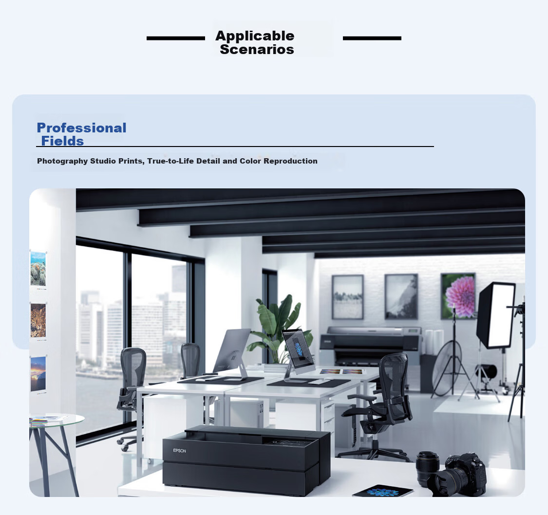 EPSON A3 Premium Matte Photo Paper 50 Sheets/Pack C13S450382 Color Inkjet Printer Photo Paper for Landscape Printing, Commercial Office Printing, Poster Printing 2