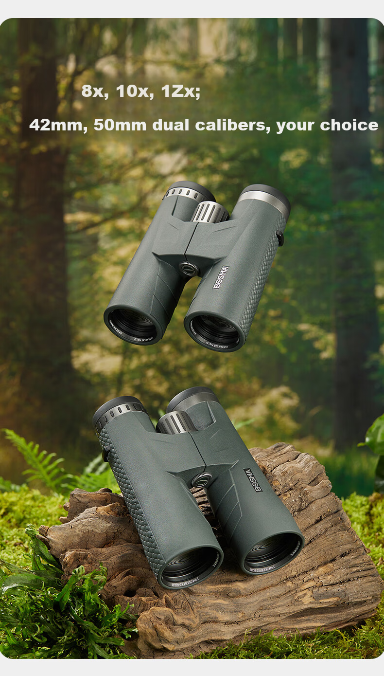 BOSMA Qinglong 10X42 APO 92% High Transmittance 70° Ultra Wide Angle Dual ED Field Flattening Magnesium Alloy HD Binoculars 23