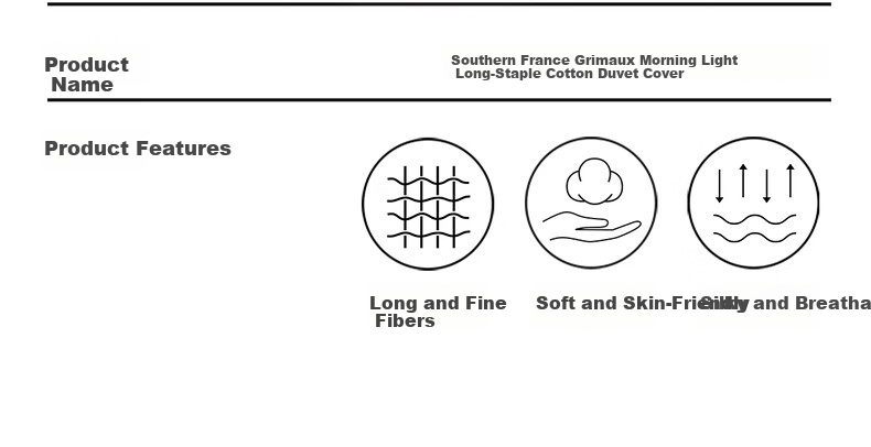 Shuixingjiafang Duvet Cover, Pure Cotton, 100-Count Long-Staple Cotton, Sateen Fabric, Class A Bedding Cover, Extra Large Double Size, 220x240cm 5
