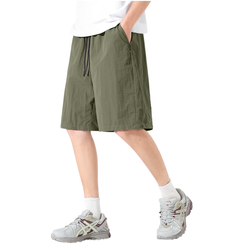 GENIOLAMODE Semir Group Men's Summer New Mountain Style Outdoor Breathable Casual Five-Point Shorts