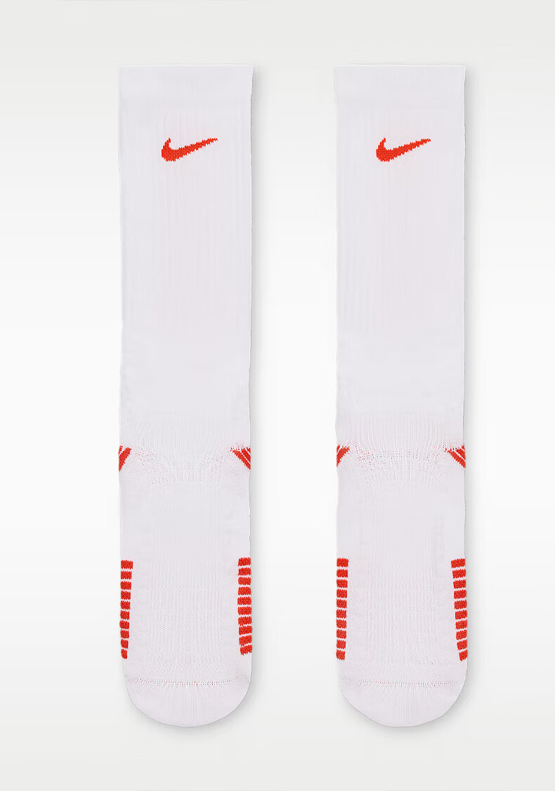 NIKE Men's Sports Socks Support Mid-Calf Casual Socks HM0285-105 White S 2