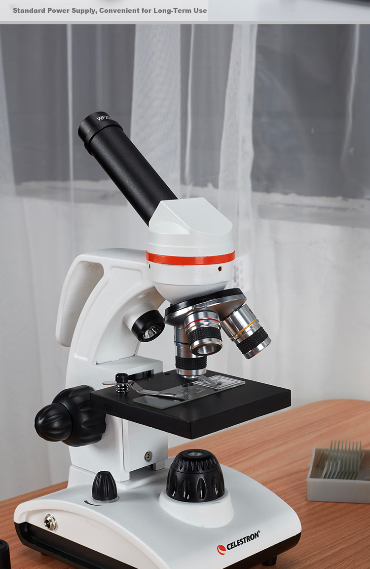 Celestron 100-250x Portable Handheld Microscope Yellow Biology Science Observation Student Educational Gift 16