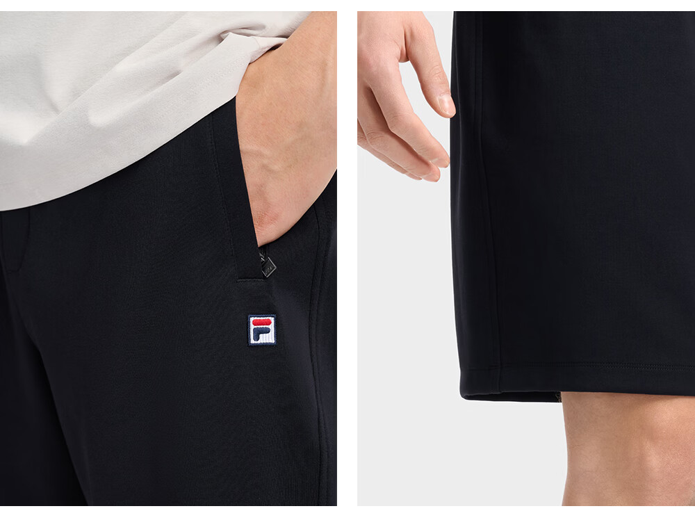 FILA Official Men's Knitted Five-Point Shorts 2026 Summer Tennis Sports Sun Protection Shorts 25