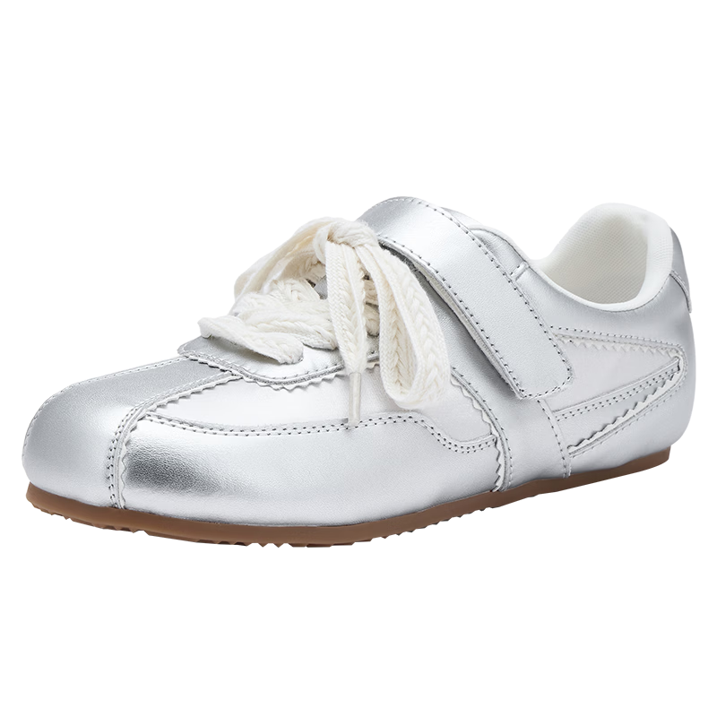 Hotwind Thin Sole Ballet Style Derby Shoes for Women 2026 Spring New Casual Sneakers Mall Edition