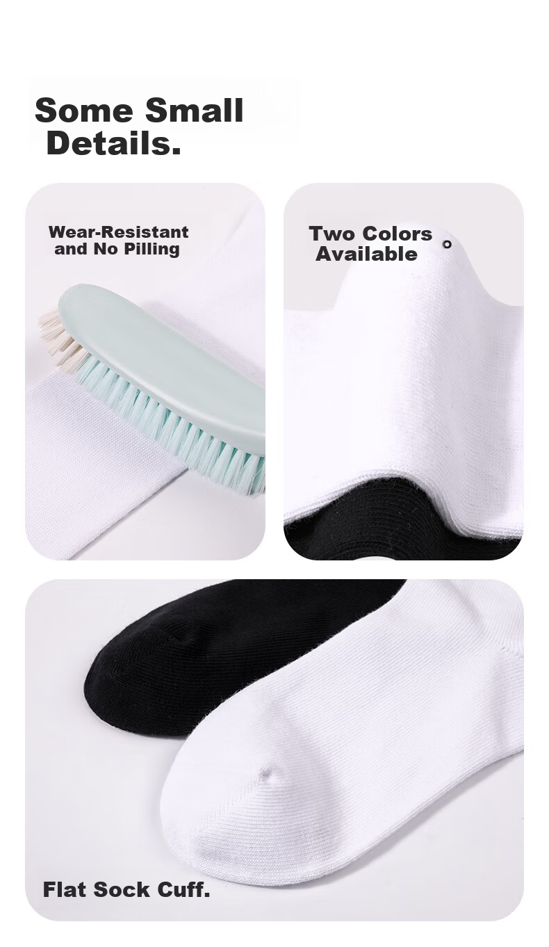 Zhiyouban Children's Mid-Calf Socks Girls Spring Autumn Winter Thin Cotton Long Socks Boys Girls School Uniform Socks 9