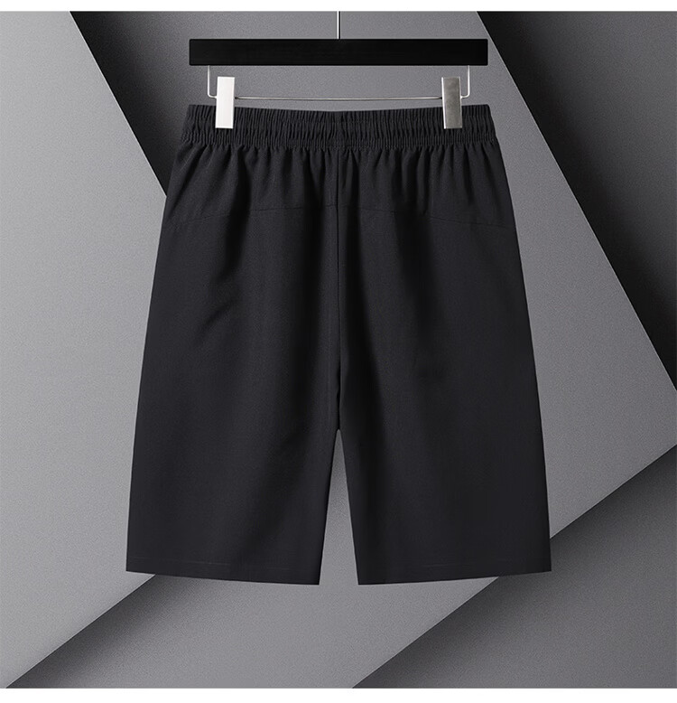 TUCANO Men's Summer Casual Ice Cooling Lightweight Quick-Dry Breathable Basketball Shorts Black 3XL 17
