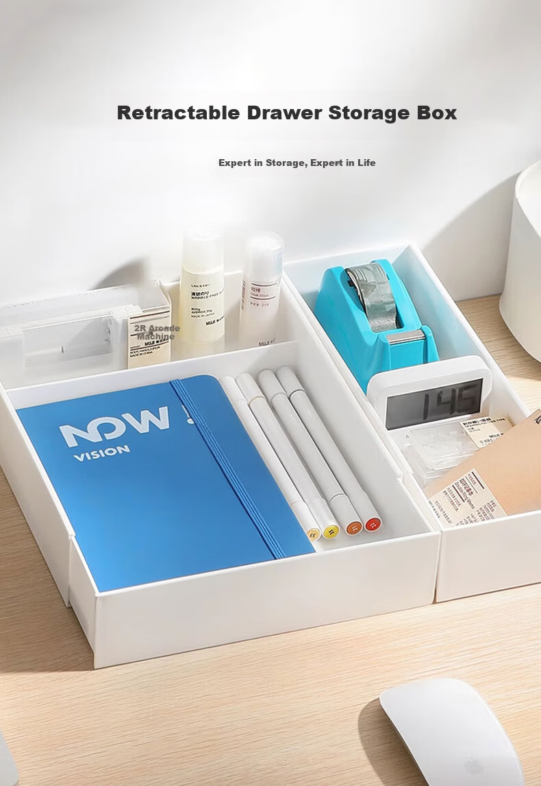 40,000km Drawer Compartment Expandable Storage Box Multifunctional Kitchen Built-in Divider Cutlery Chopsticks Spoon Organizer Box 1