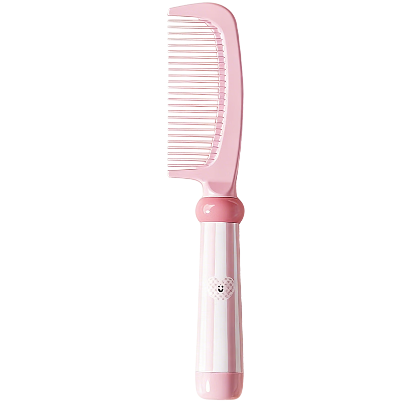 Baoshi Comb for Student Dormitory, Children's Girls' Fine-Toothed Hair Comb That Doesn't Hurt The Scalp, Braided Ponytail Gift