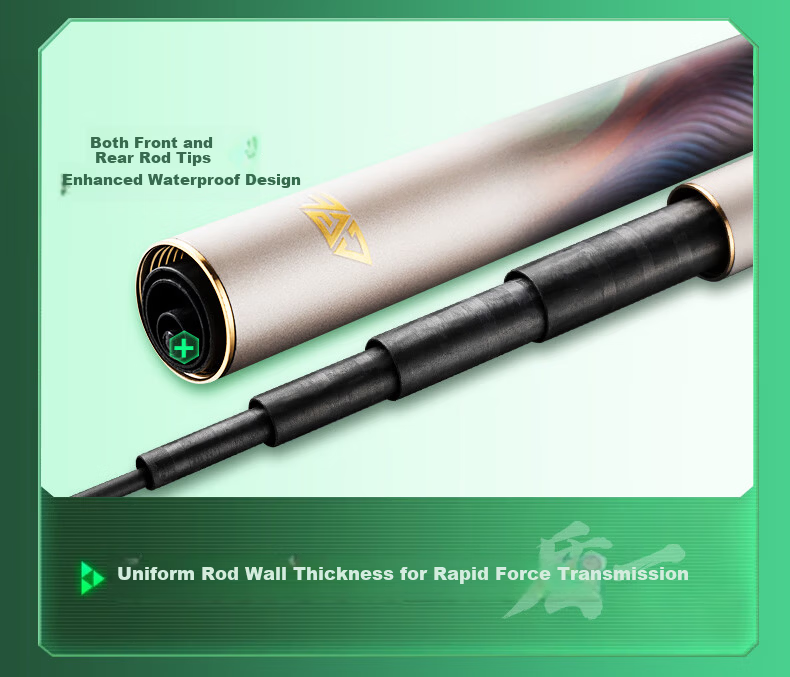 GW New Product Shield One Ultra-Light Comprehensive 5.4-Meter Platform Fishing Rod, Hand Rod with 37 Sections, Carbon Fiber Fishing Pole, Ultra-Light And Ultra-Hard Fishing Rod 23