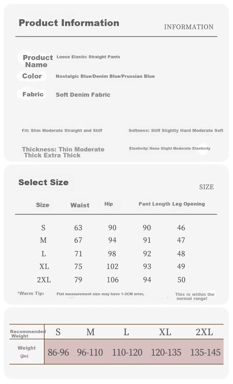 Borui Women's Loose Stretch High-Waist Cropped Straight-Leg Jeans 2026 New Spring Autumn Casual Pants for Petite 3