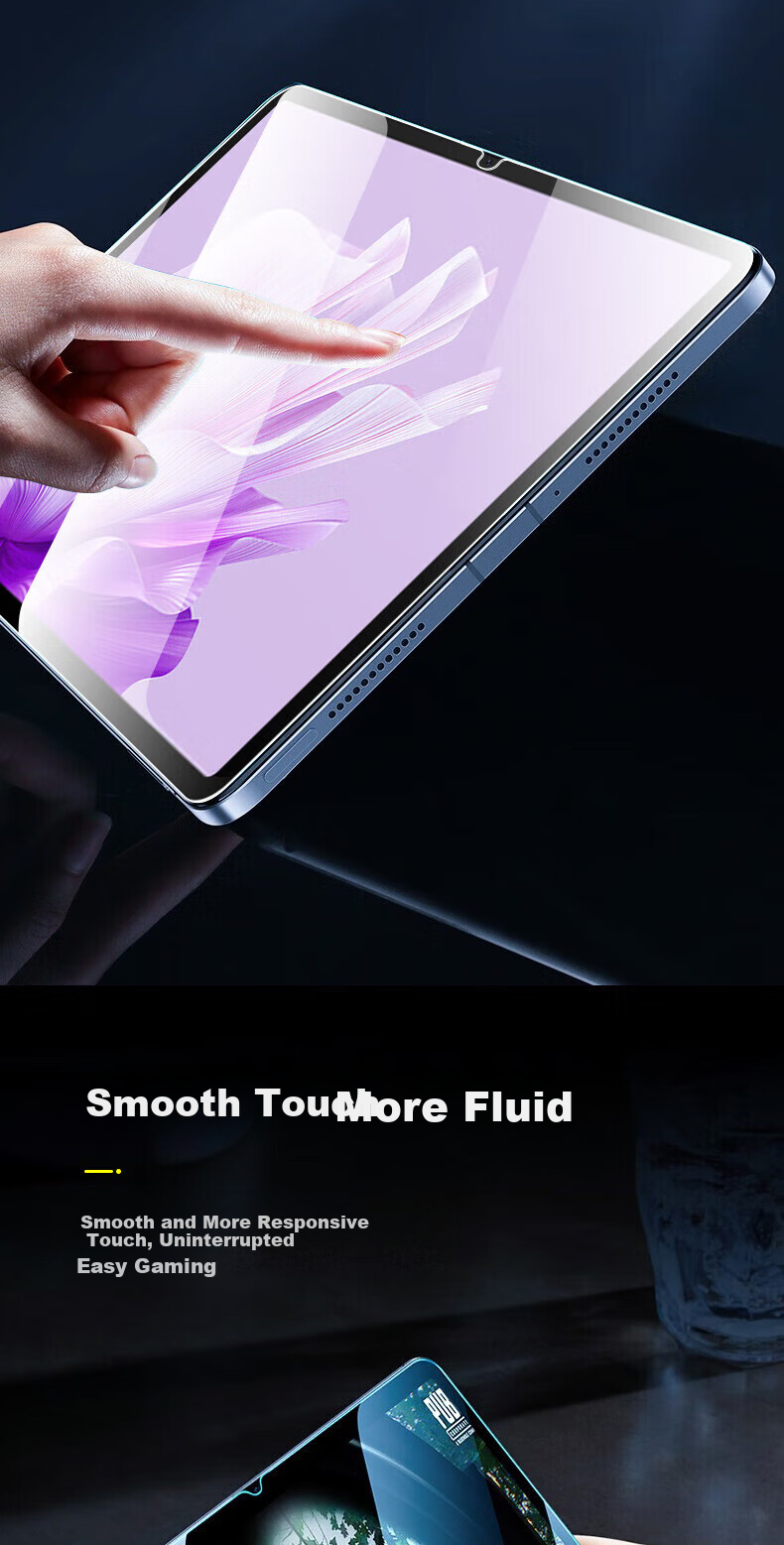 DunYouJiang Tempered Glass Screen Protector for Redmi Pad2 Pro/Pad Pro 2026 Model 12.1-inch Xiaomi Redmi Tablet Anti-Fingerprint HD Protective Film 6