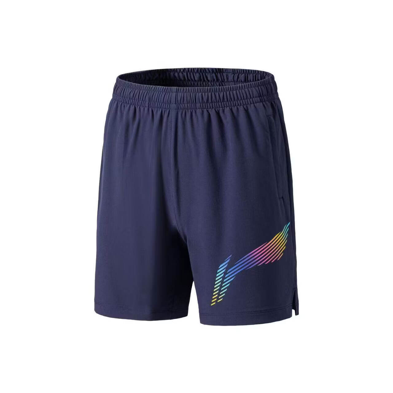 LI-NING Badminton Shorts Quick-Dry Breathable Training Competition Unisex AAPW035-2 3XL Sailor Blue 2