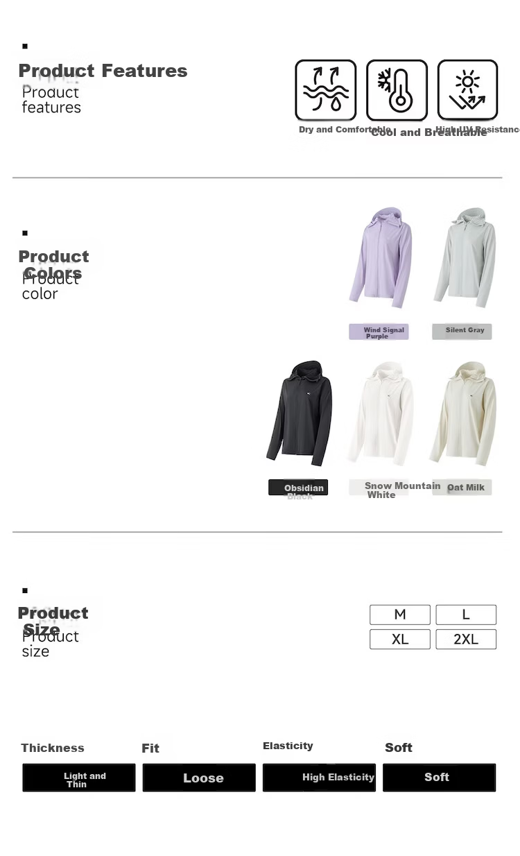 VVC Sun Protection Jacket for Men, Summer Breathable Cool-Feeling Coat, UV-Resistant Ice Silk Outdoor Sun Protection Clothing, Snow Mountain White, M 18