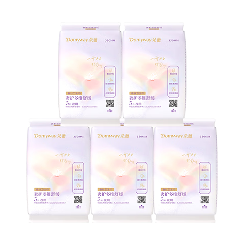 Duowei Huang Zitao Multi-Dimensional Soothing Sanitary Pads Night Use 350mm 5 Pieces * 5 Packs JD Self-operated