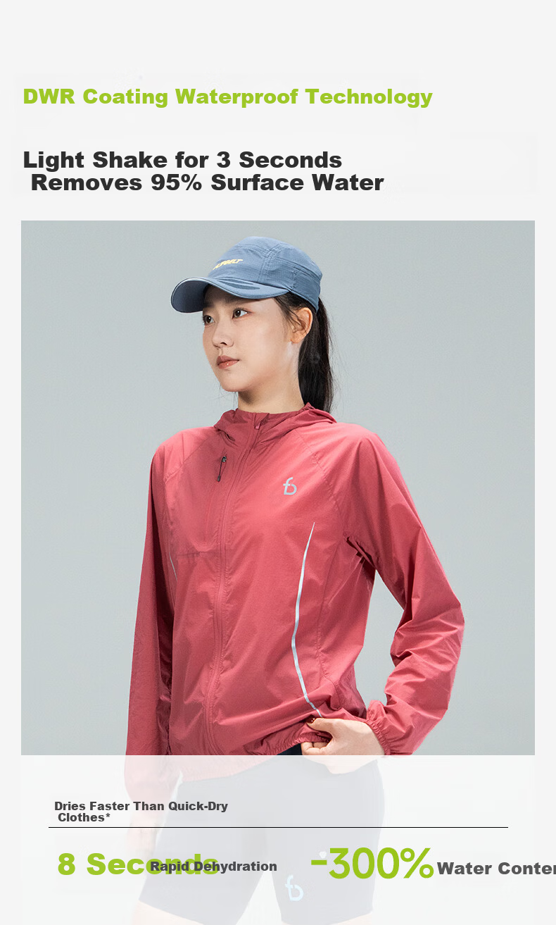 Flipbelt [Skin Jacket 2.0] Men's Original Yarn Sun Protection Shirt, Running Breathable Lightweight Outdoor Sports Waterproof, Atomic Yellow, L 5